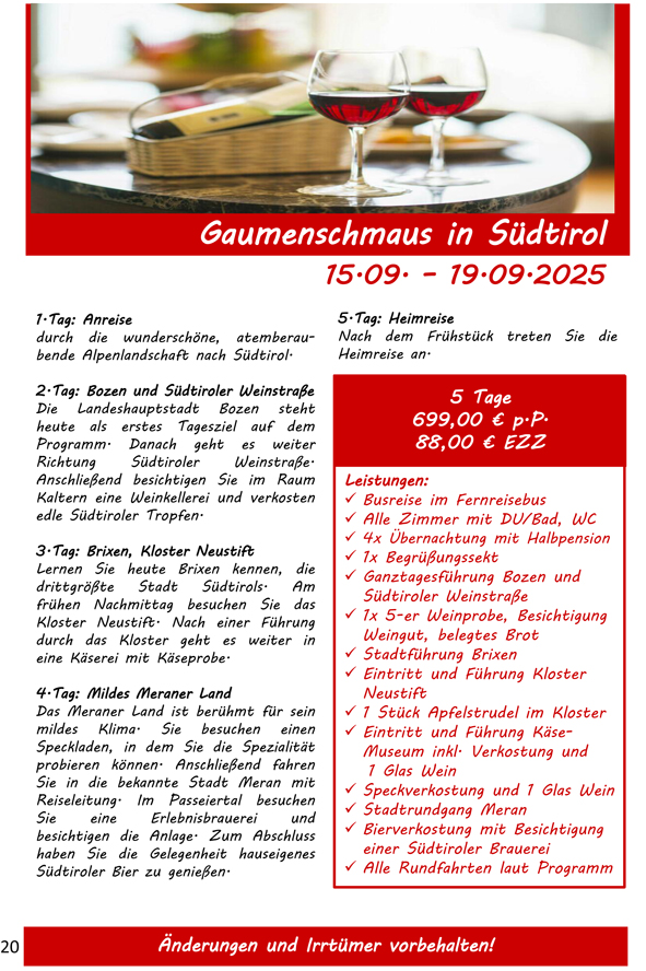 17 Gaumenschmaus in Suedtirol